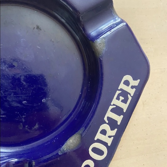 Antique MOLSON Ash Tray - 1930s VINTAGE - Enamelled Cast Iron - Picture 2 of 4